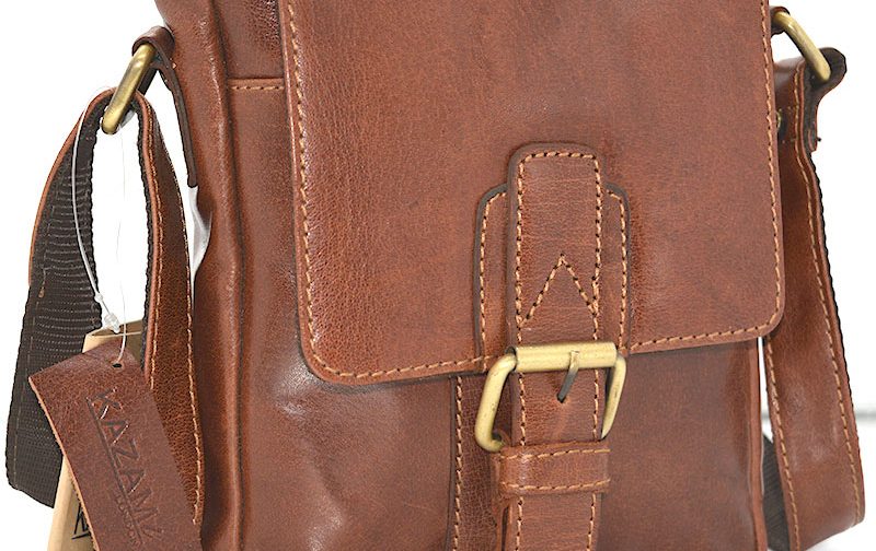 Vintage Leather Cross-body/ Messenger Bag