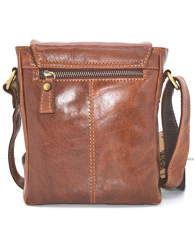 Vintage Leather Cross-body/ Messenger Bag