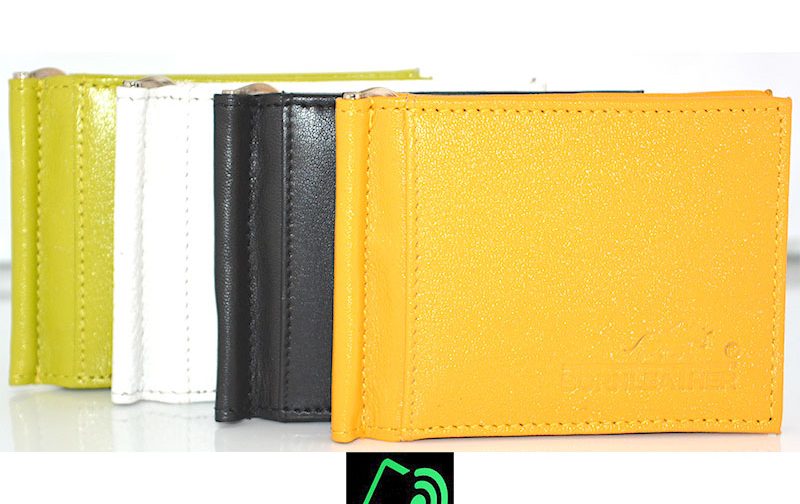 RFID Bi-fold Money Clip Wallet